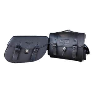 Alforges Laterais c/ Suporte e Chave HD Fat Bob 2018/2020