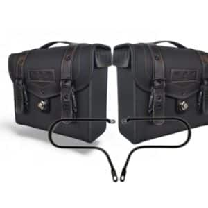 Alforge Pasta 13l fundo reto c/ chave e Suporte p/ Shotgun650