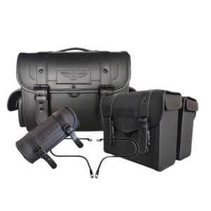 Kit Com alforges laterais Pasta c/ Suporte 13l+ mala big 34l + P.Ferramentas Meteor 350
