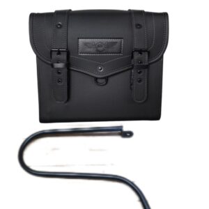 Alforge Pasta Fundo reto c/ fecho e Suporte Meteor 350